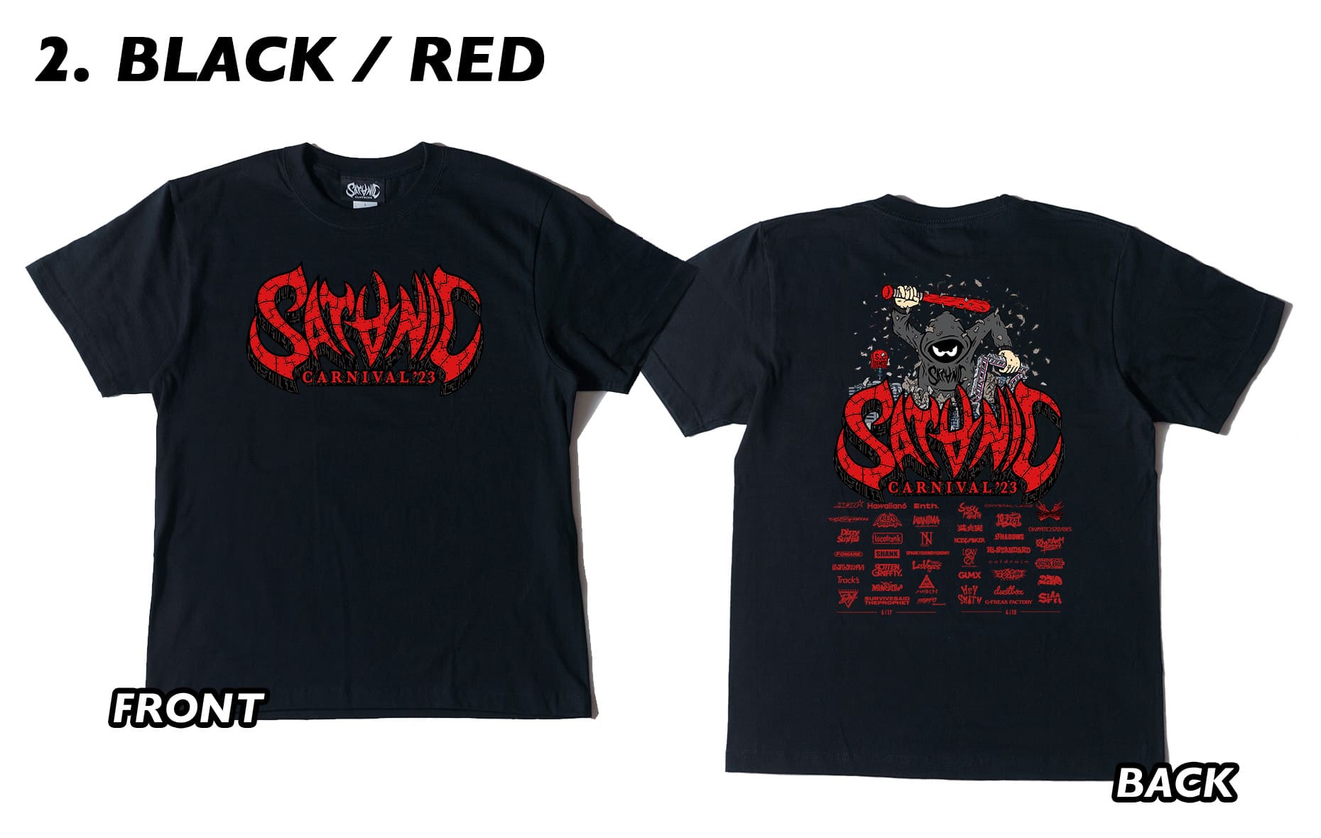 2. BLACK / RED