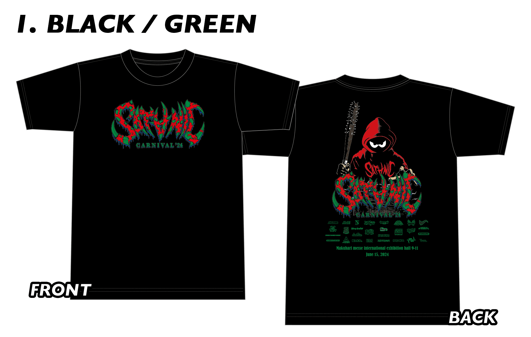 1. BLACK / GREEN
