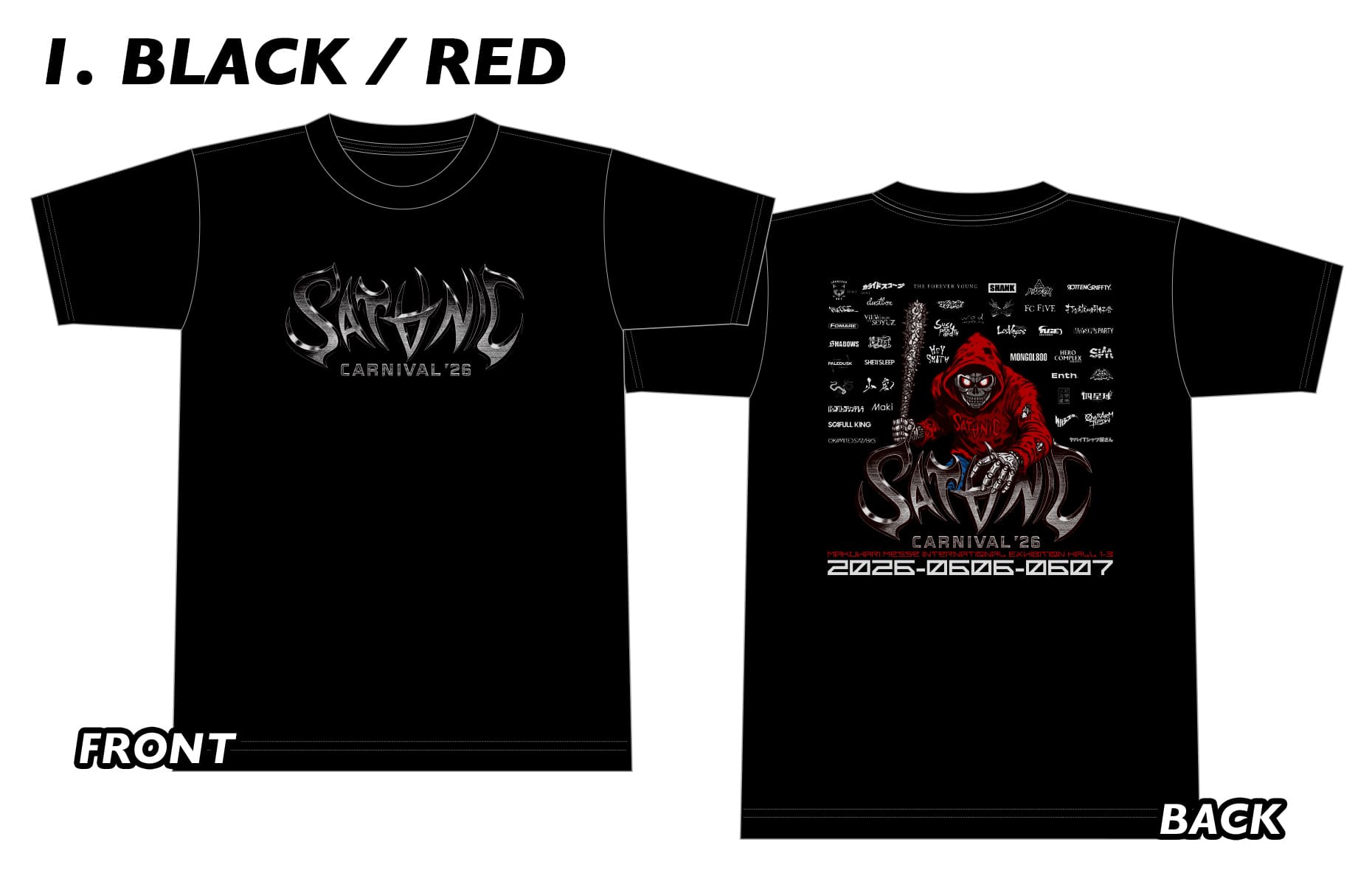 1. BLACK / RED