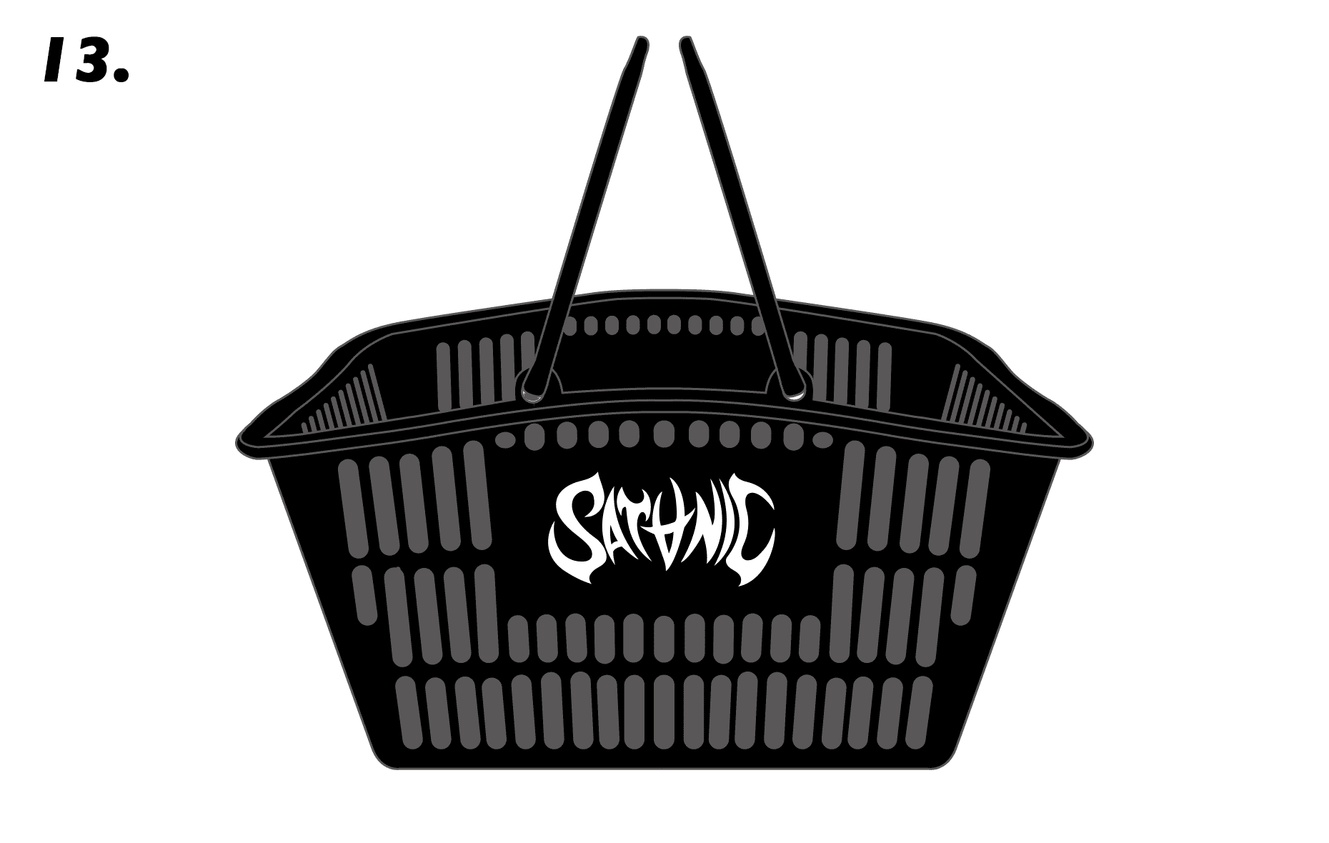 SATANIC SHOPPING BASKET